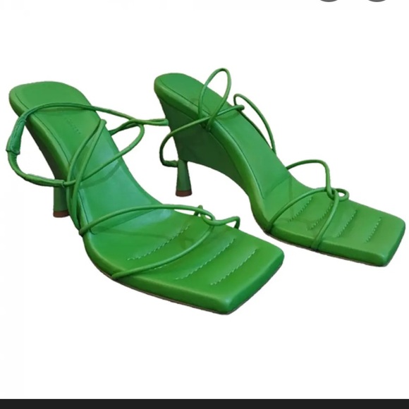 Gia Borghini / RHW collab.Rosie 19 Green sandals Light Giada 38